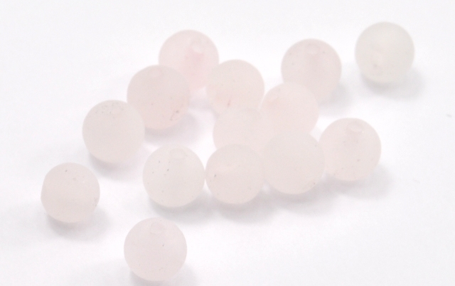 4 mm mat rosakvarts perler 400-490